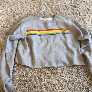 Brandy Melville Cropped Sweatshirt